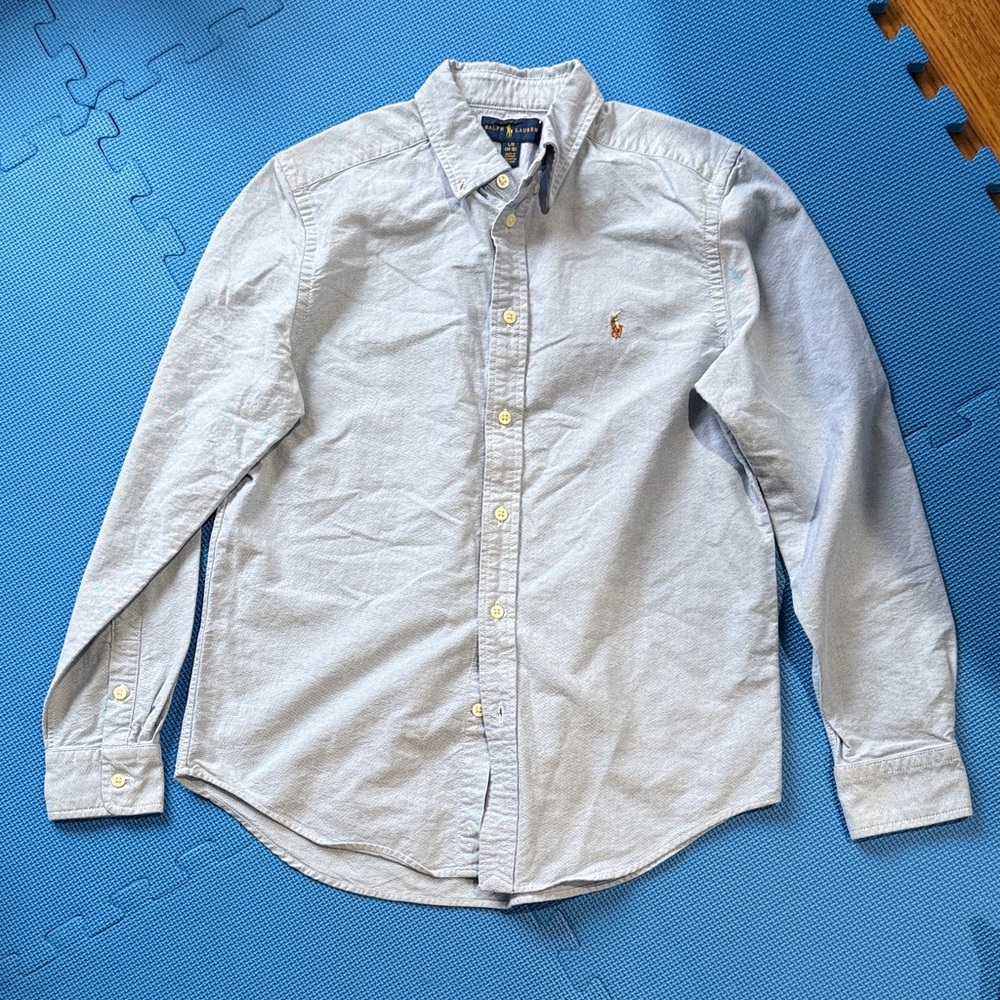 Youth Light Blue Polo Shirt - Large - never worn!!!